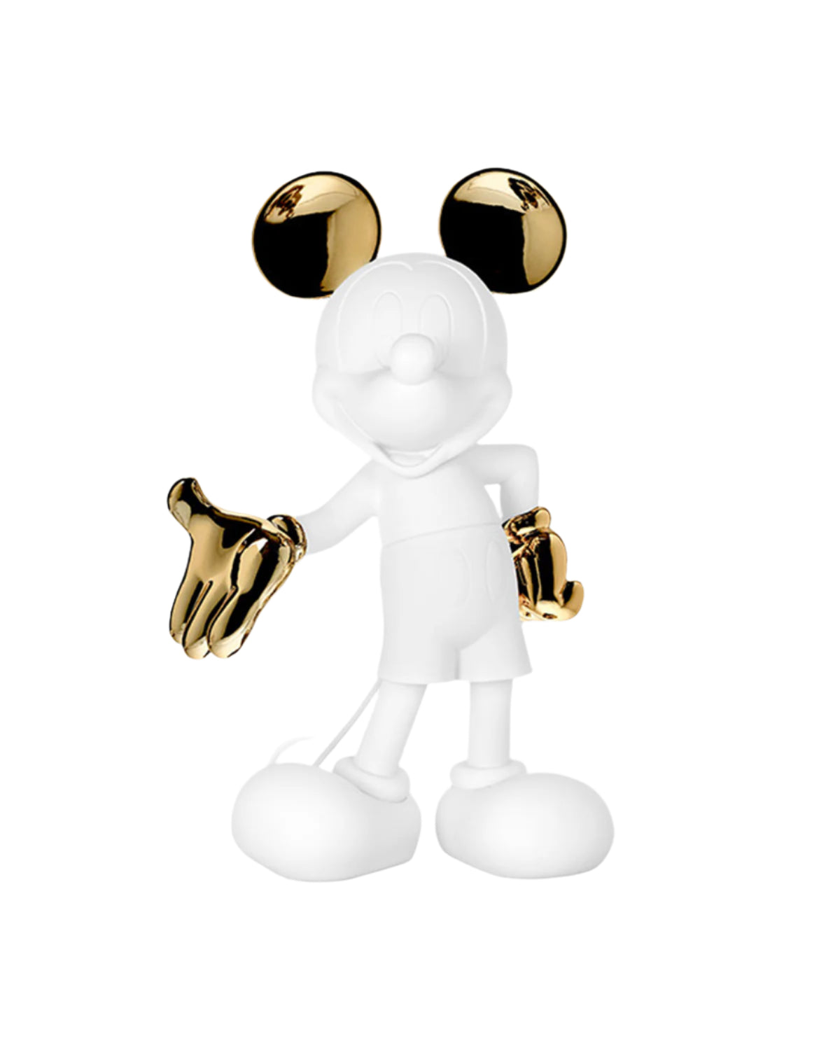 Mickey Mouse Welcome White & Gold 12in