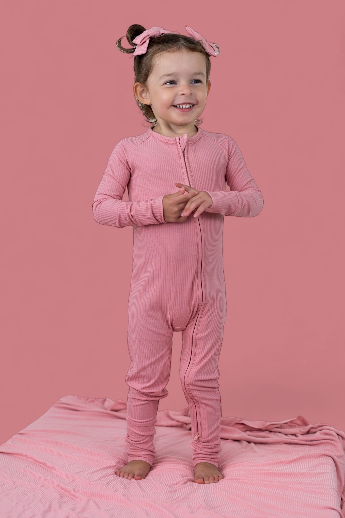 Mauve Rib Dream Romper