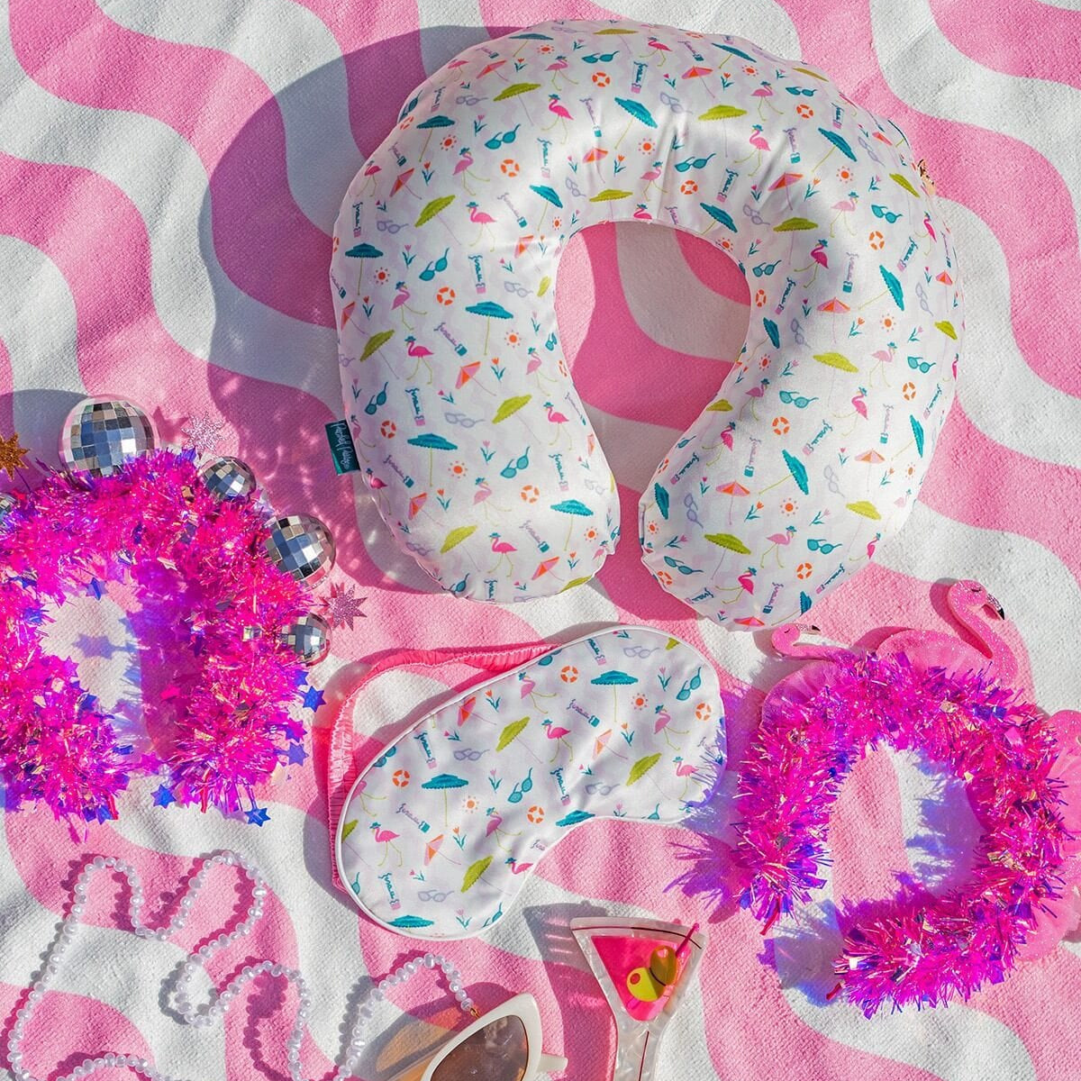 Out Of Office Neck Pillow & Sleep Mask Set