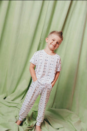 Speedway Stripe Kids Jogger Set