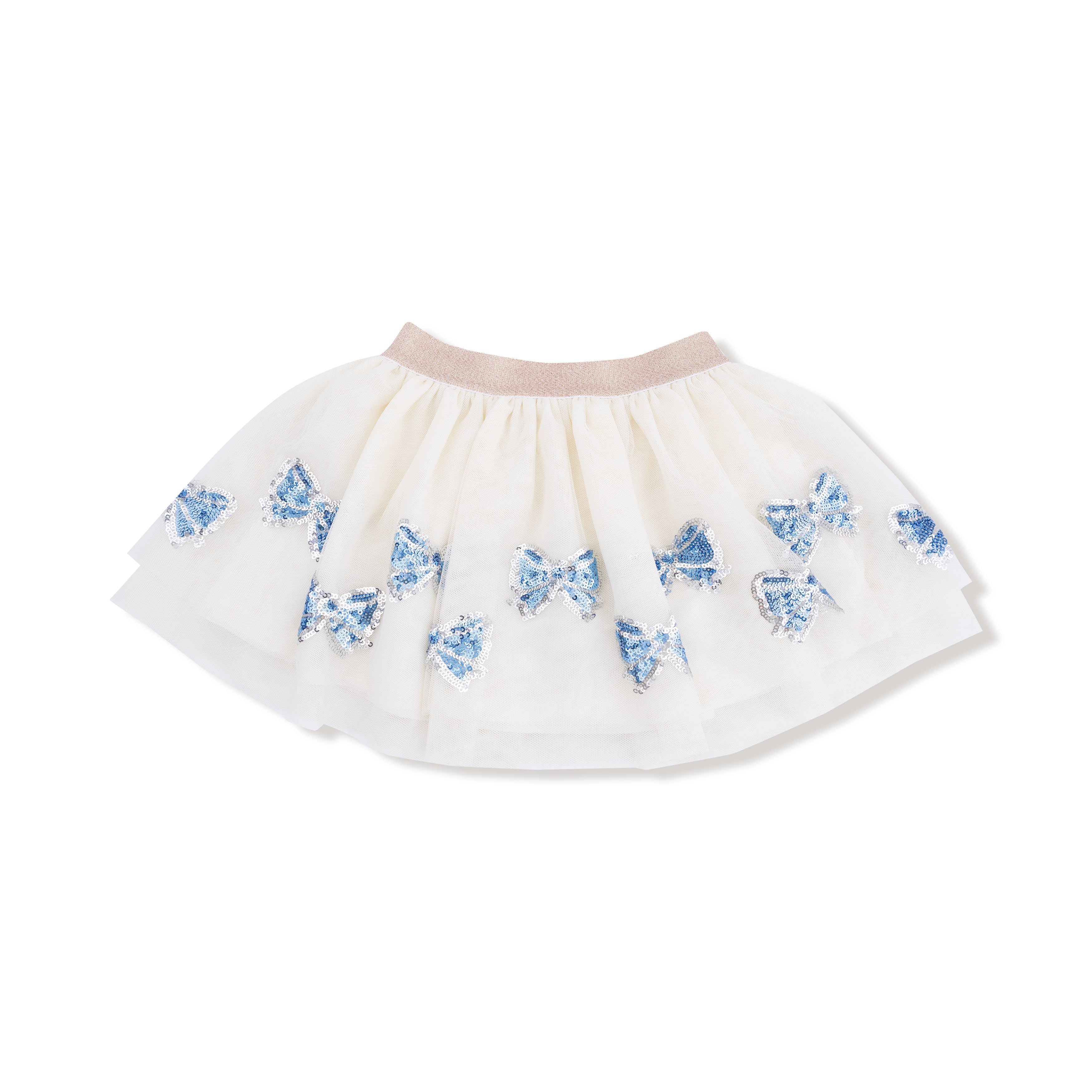 Blue Bow Tutu Skirt