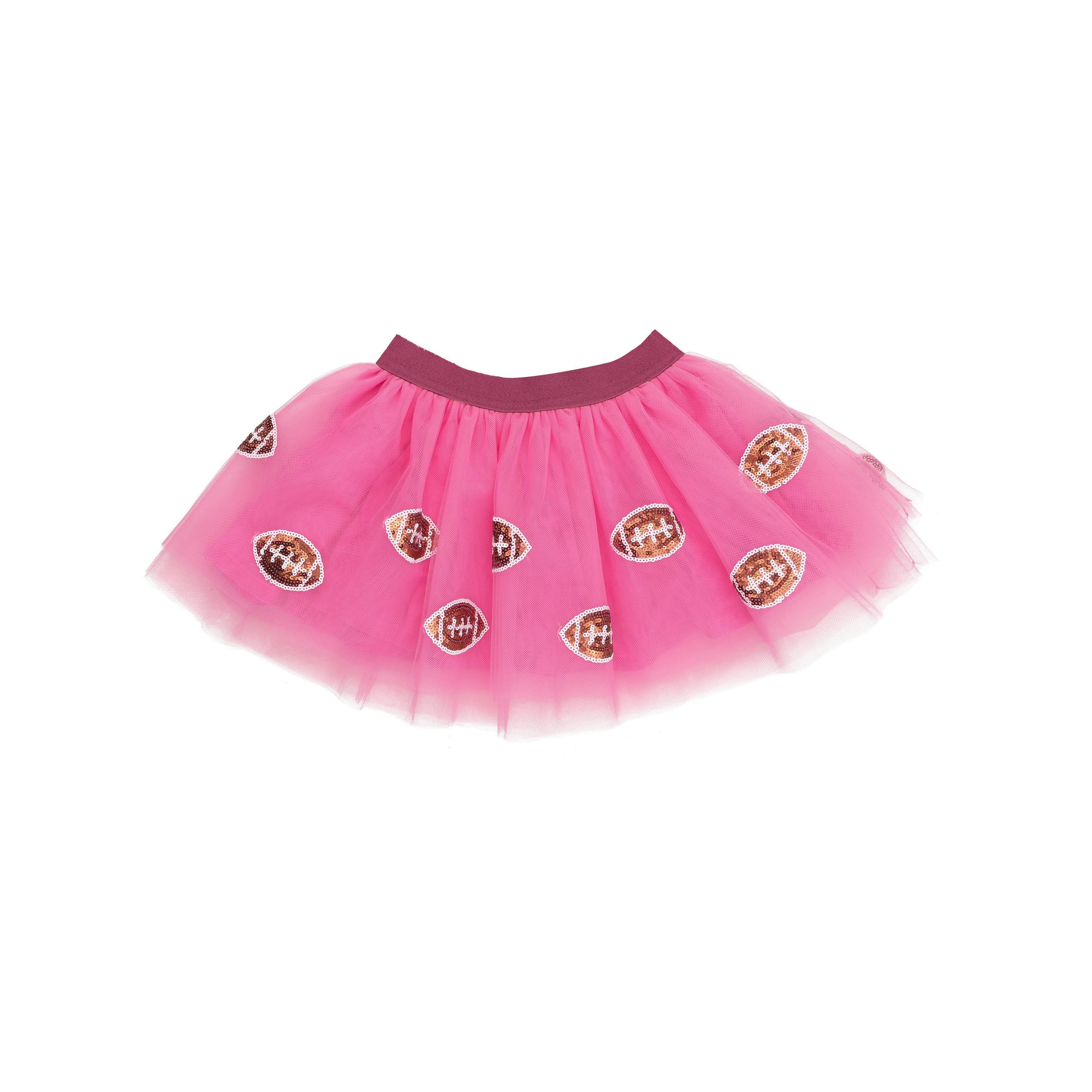 Tutu Skirt - Footballs Pink