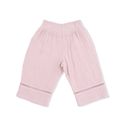 Solid Muslin Lotus - Smocked Waist Pants
