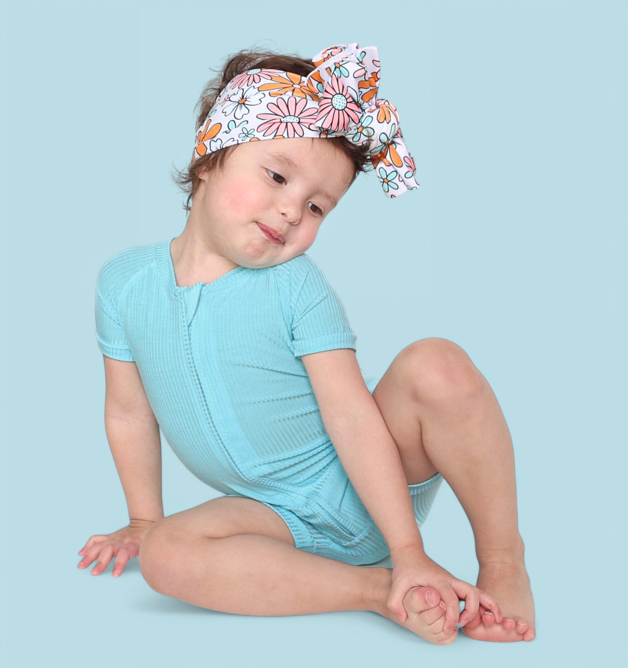 Capri Blue Rib Dream Shortie