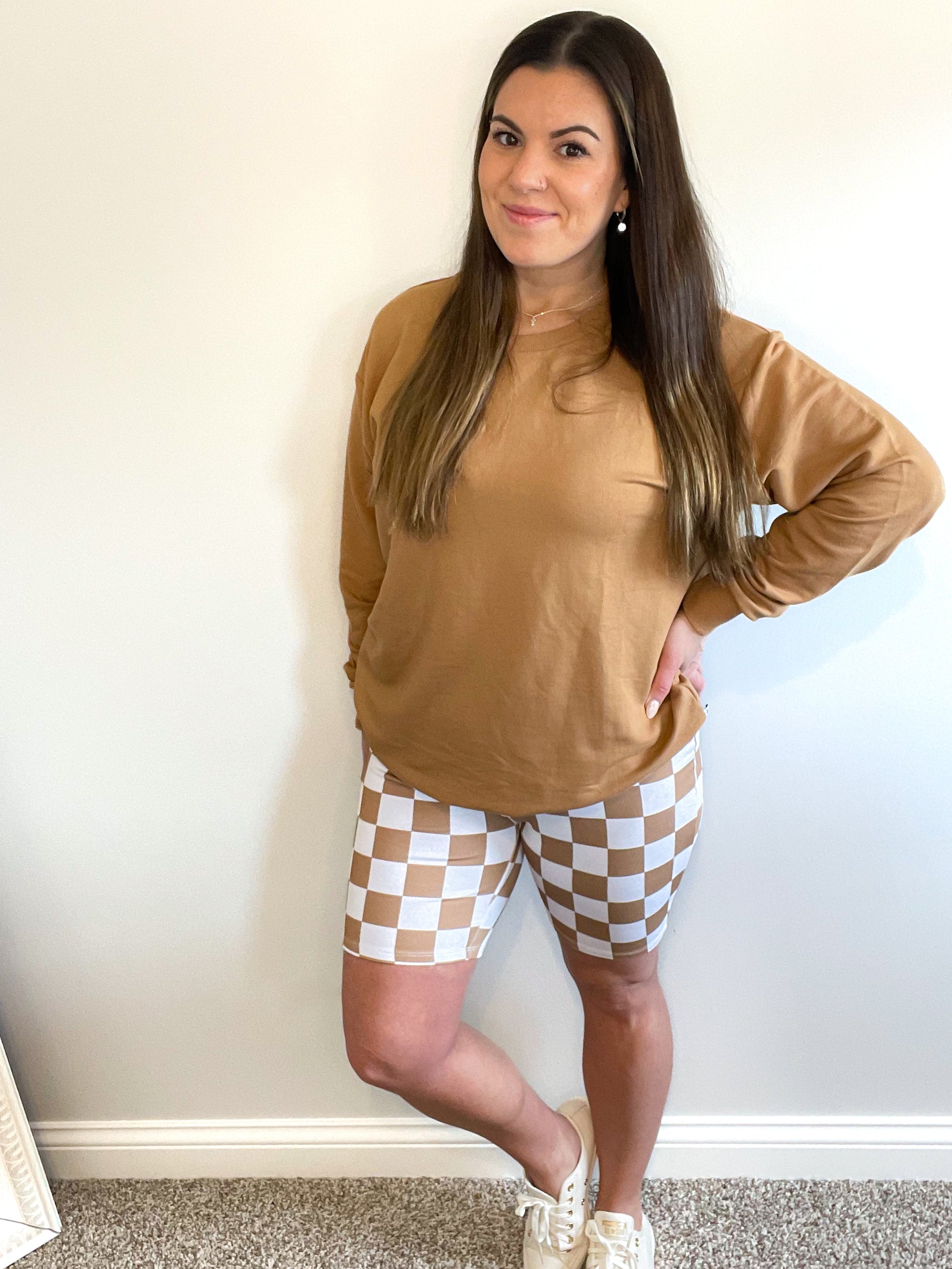 Camel Checks Mama Biker Set