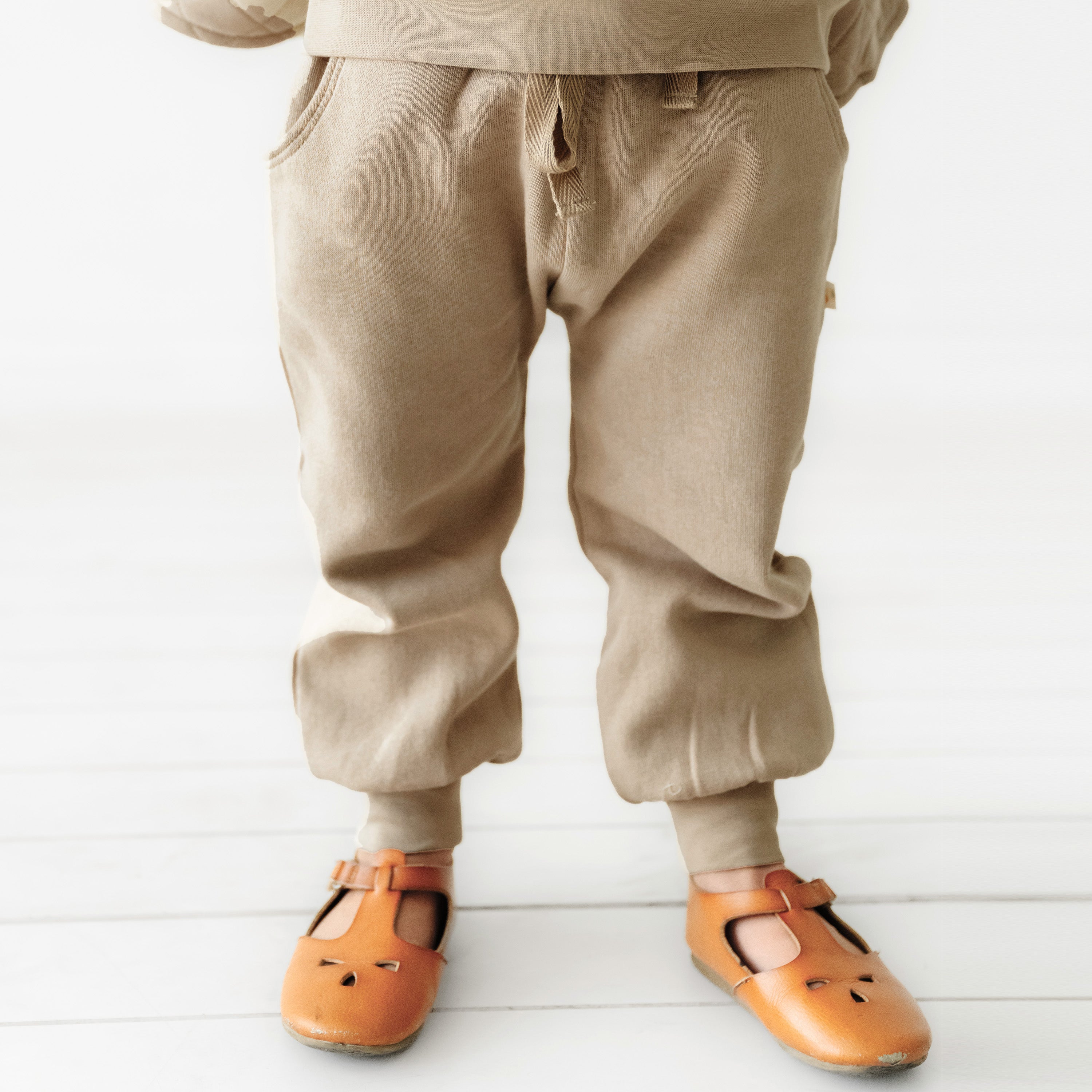 Organic Jogger Pants - Mocha