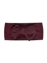 God's Got My Back Fig Headband Ribbed Cotton-bamboo Blend