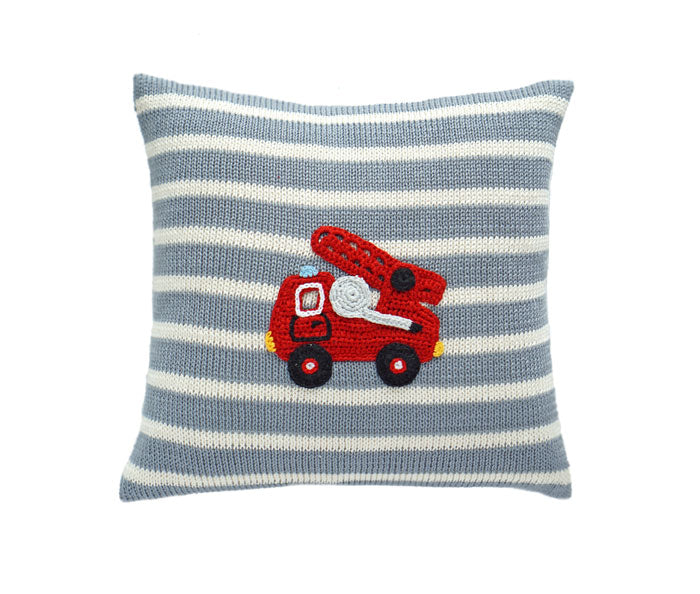 Fire Truck 10" Pillow