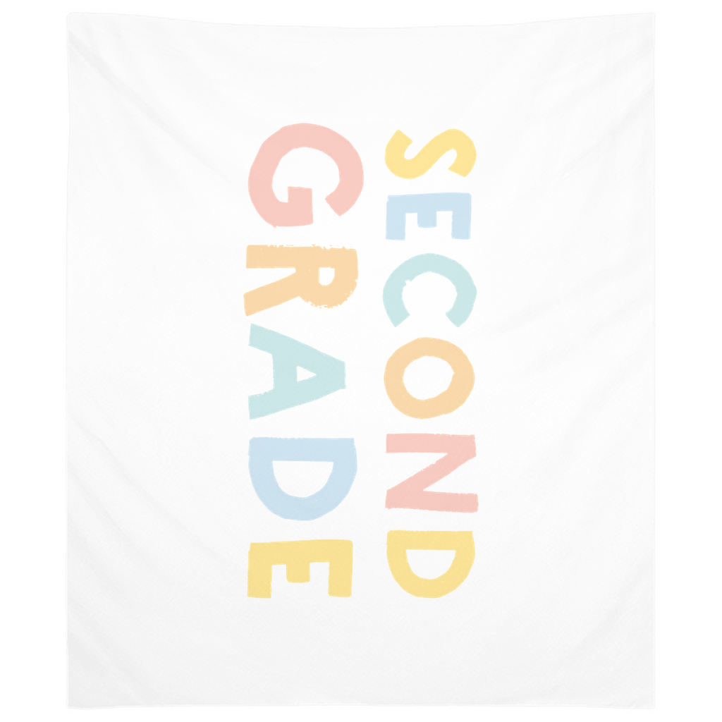 First Day Of Second Grade Tapestry, First Day Of School Banner