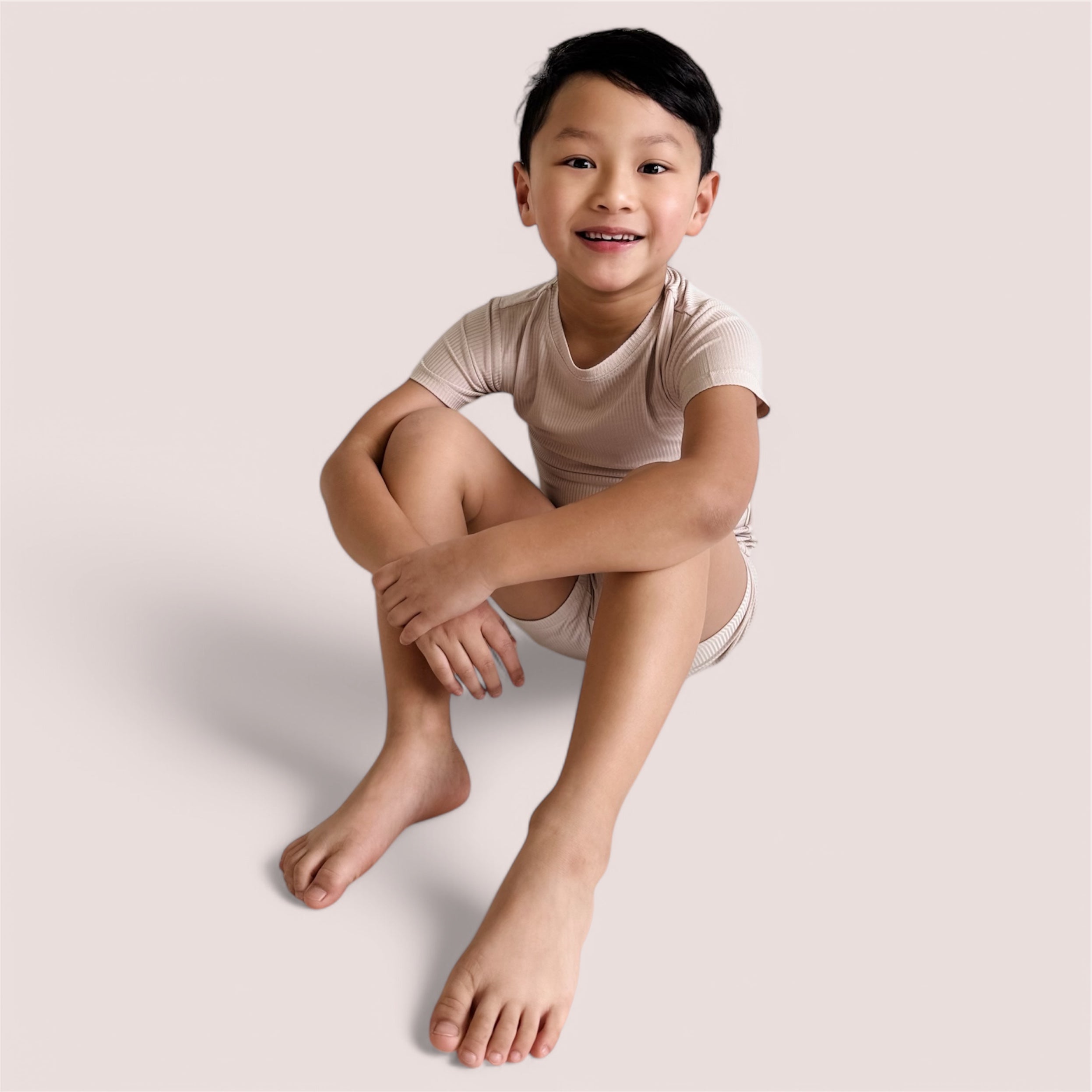 Totally Tan Rib Dream Short Set