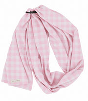 Light Pink Checkered Ring Sling Carrier