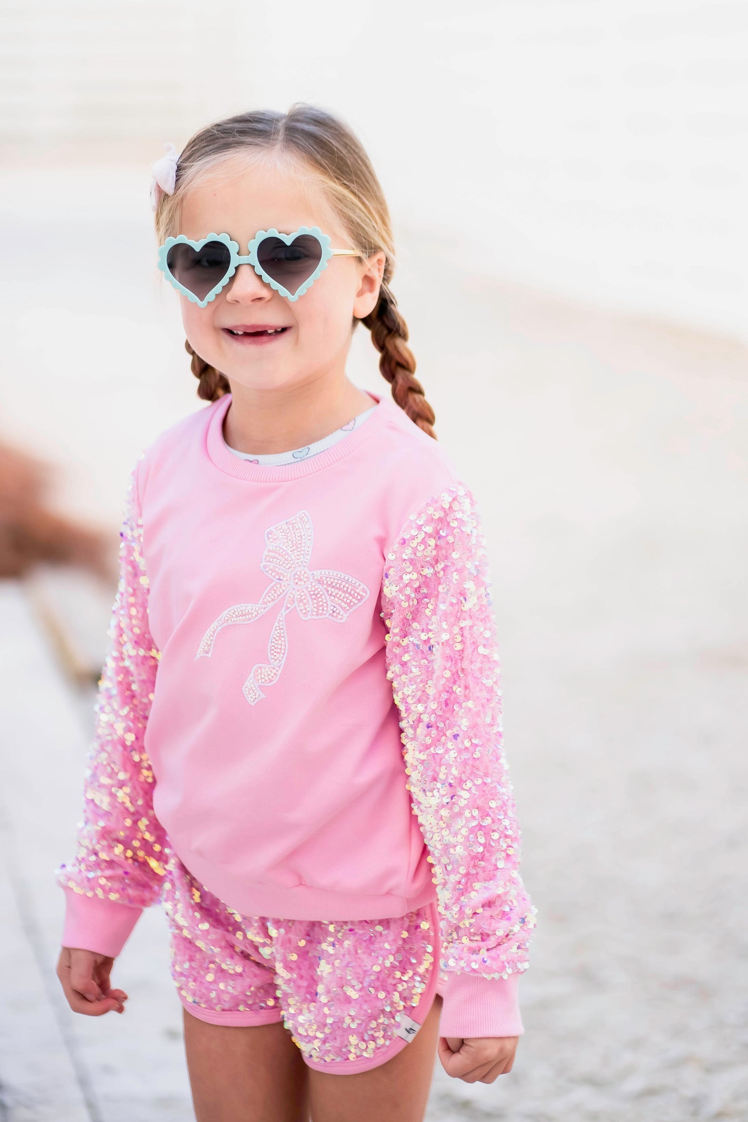 *preorder-mid July Delivery* Sparkle Sport Set ~ Bow