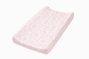 Pink Chinoiserie Changing Pad Cover