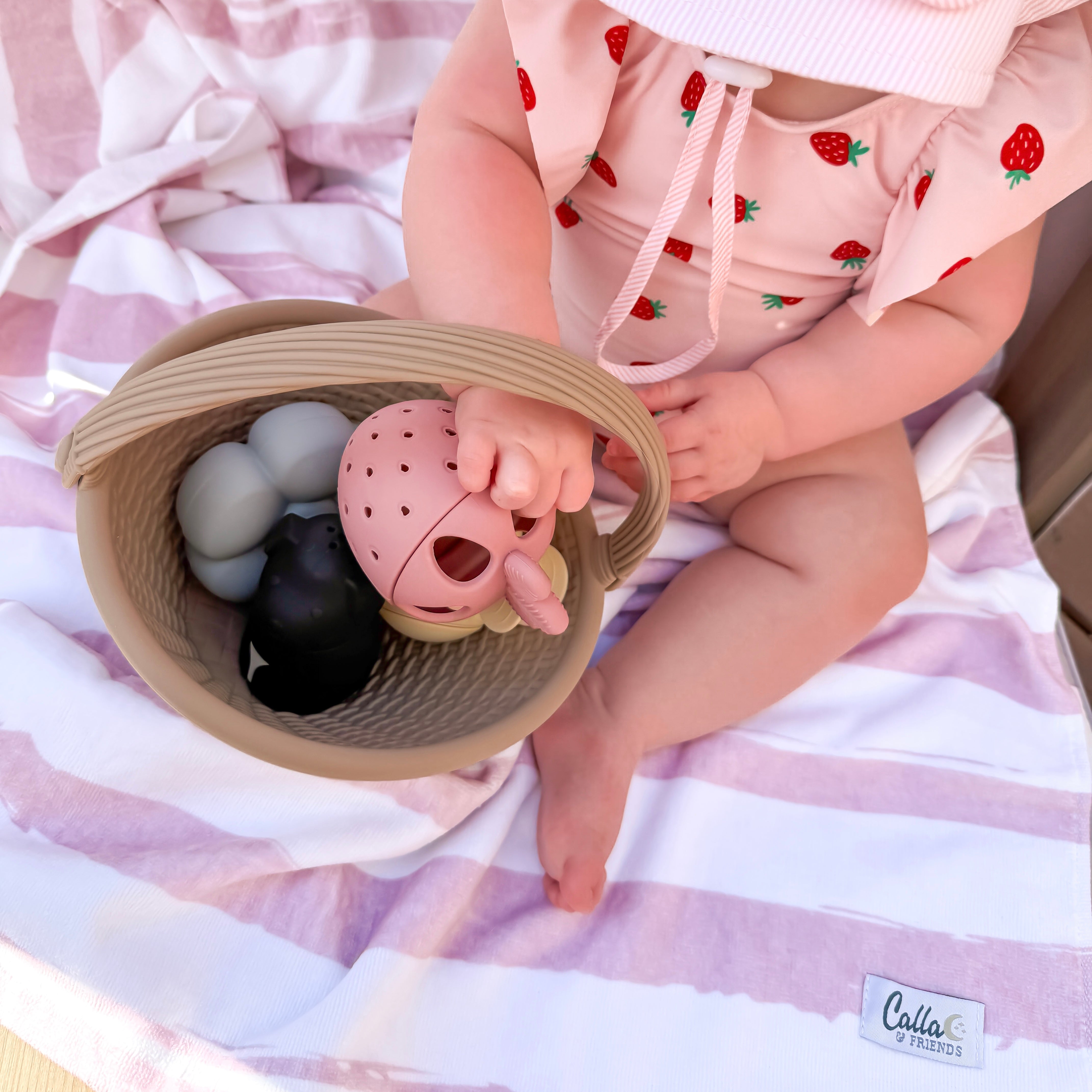 Strawberry Patch Bath Toys