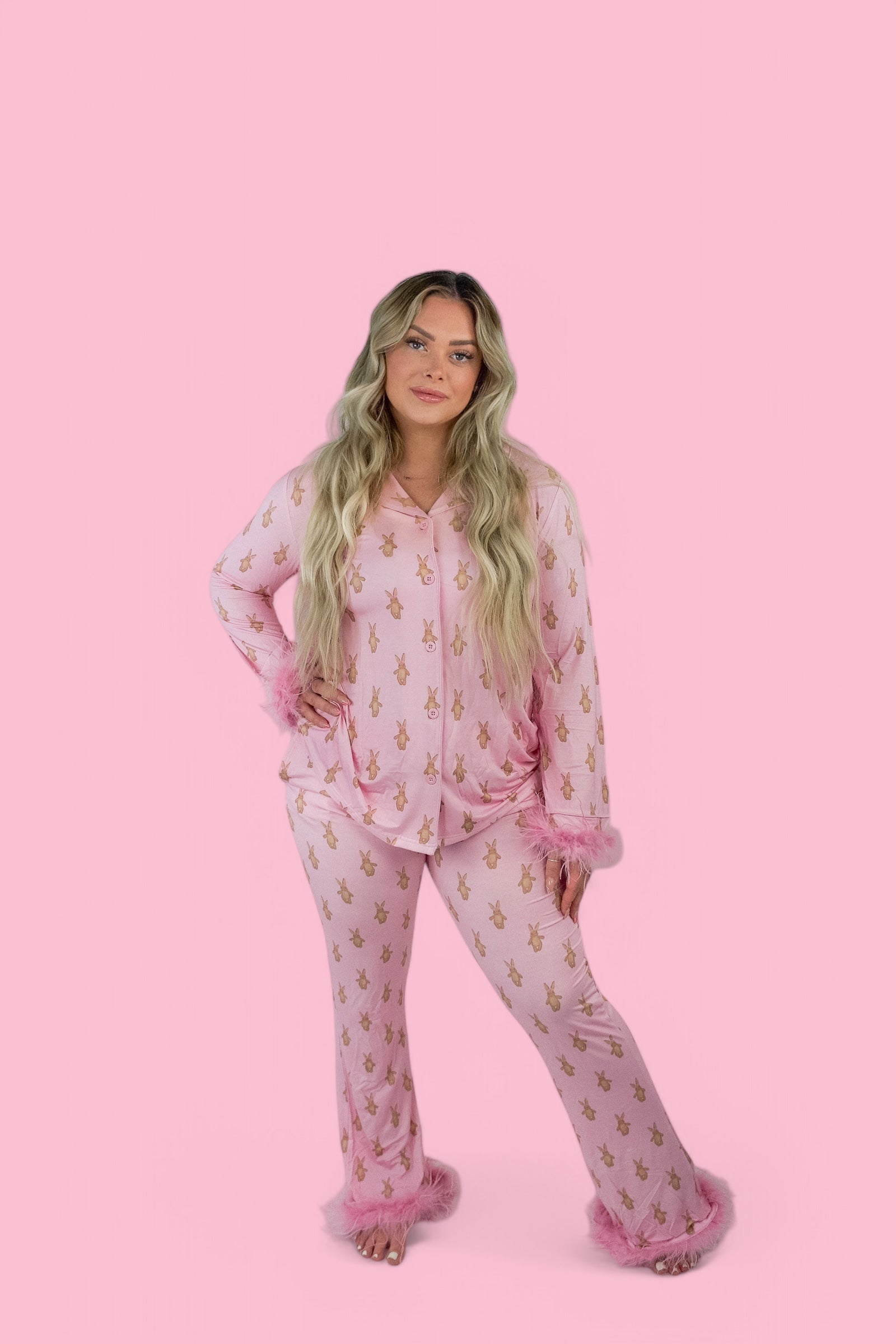 Blushin' Bunnies Women's Feather Dream Set