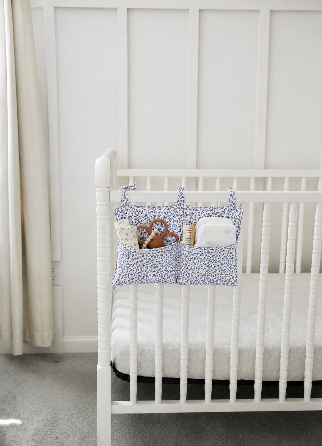 Baby Crib Diaper Caddy Storage Organizer Nursery Room