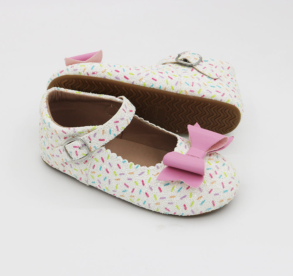 Joy Glitter Sprinkle With Pink Bow