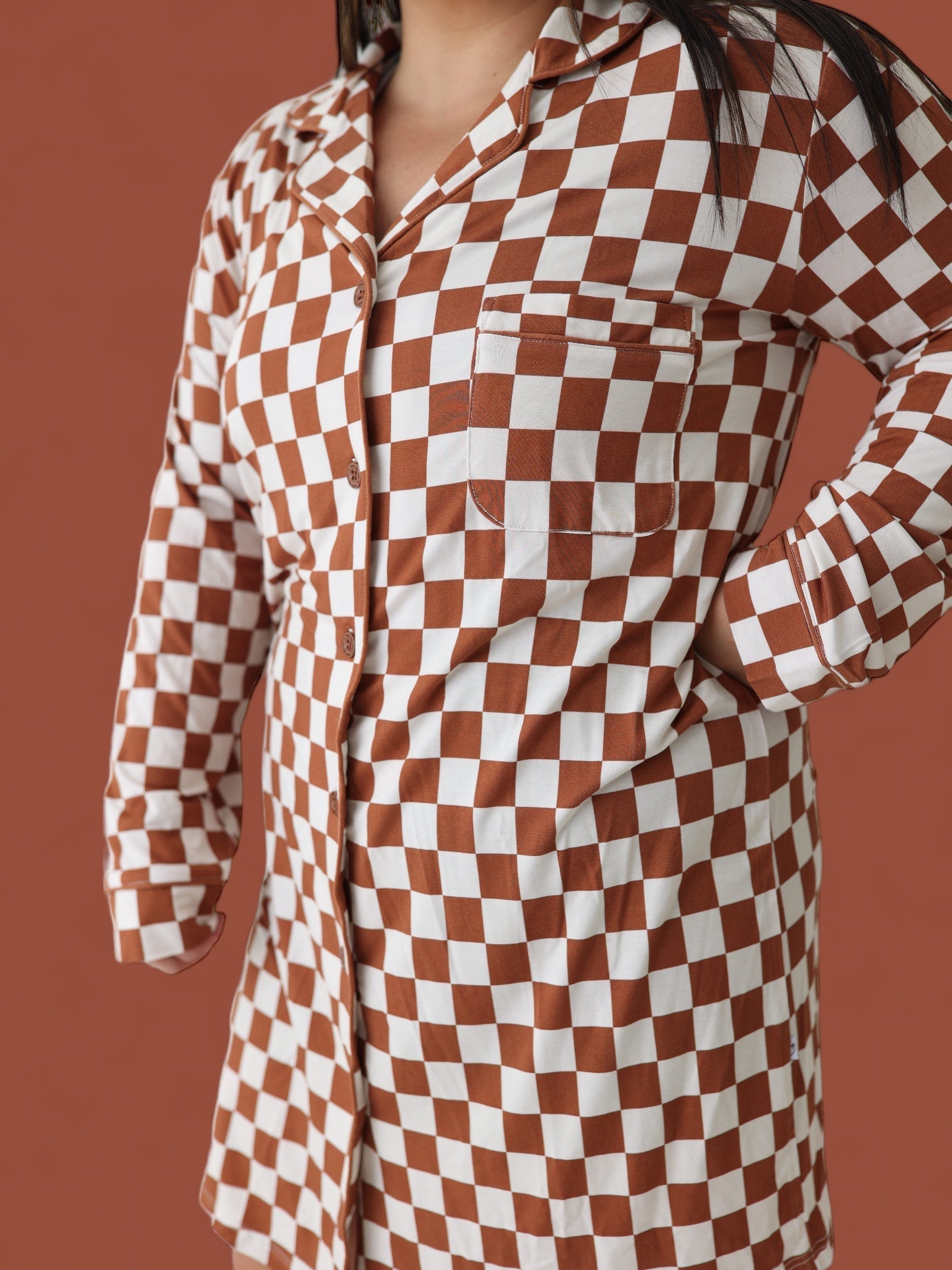 Copper Checkers Women's Dream Gown