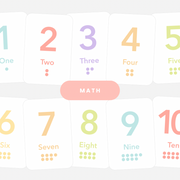 Basic Subtraction Flashcards