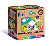 Kids Hits - Wooden Puzzle Blocks Counting Farm
