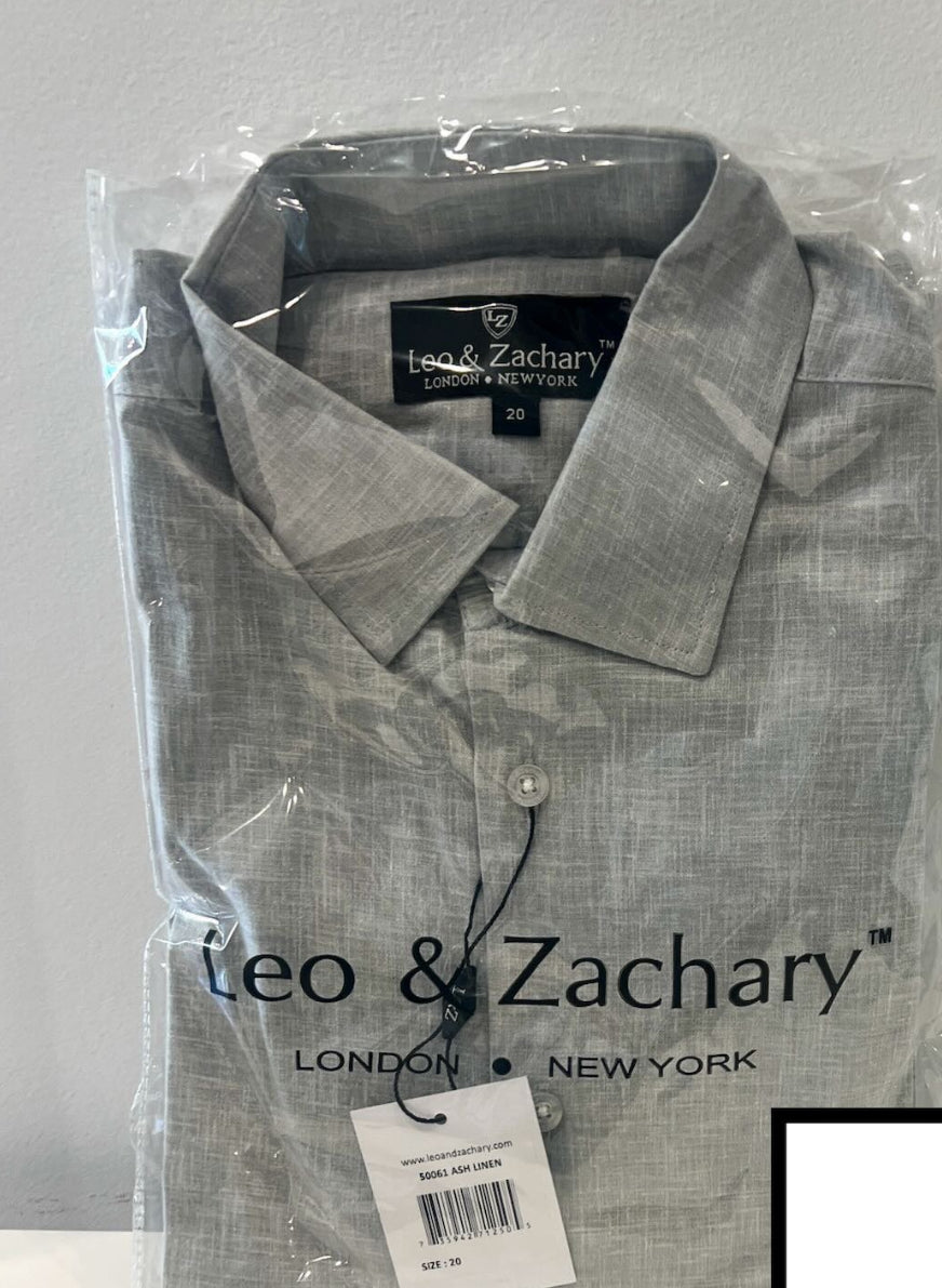 Leo And Zachary - Boys Linen Dress Shirt