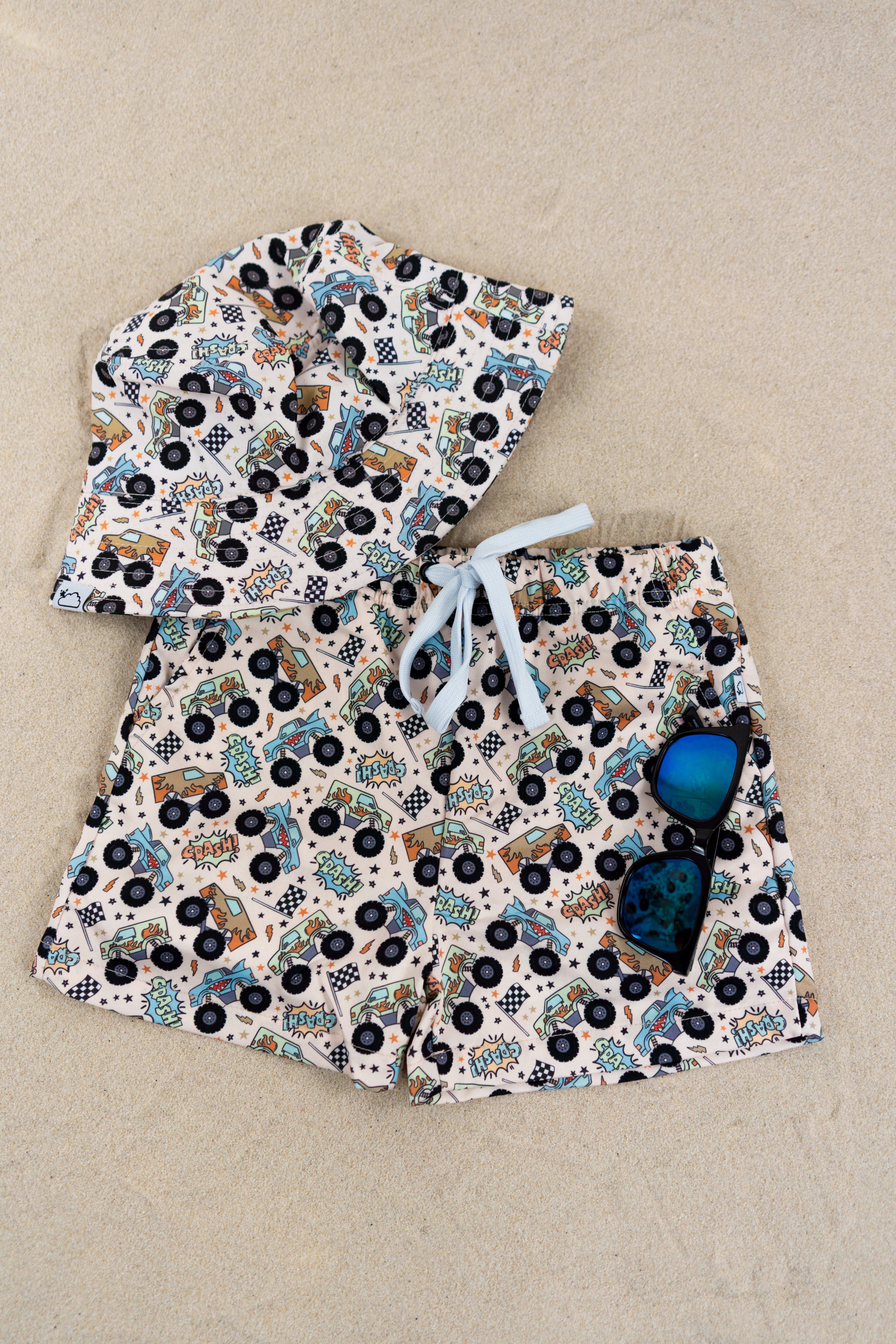 Crash Hard Boy's Dream Swim Trunks