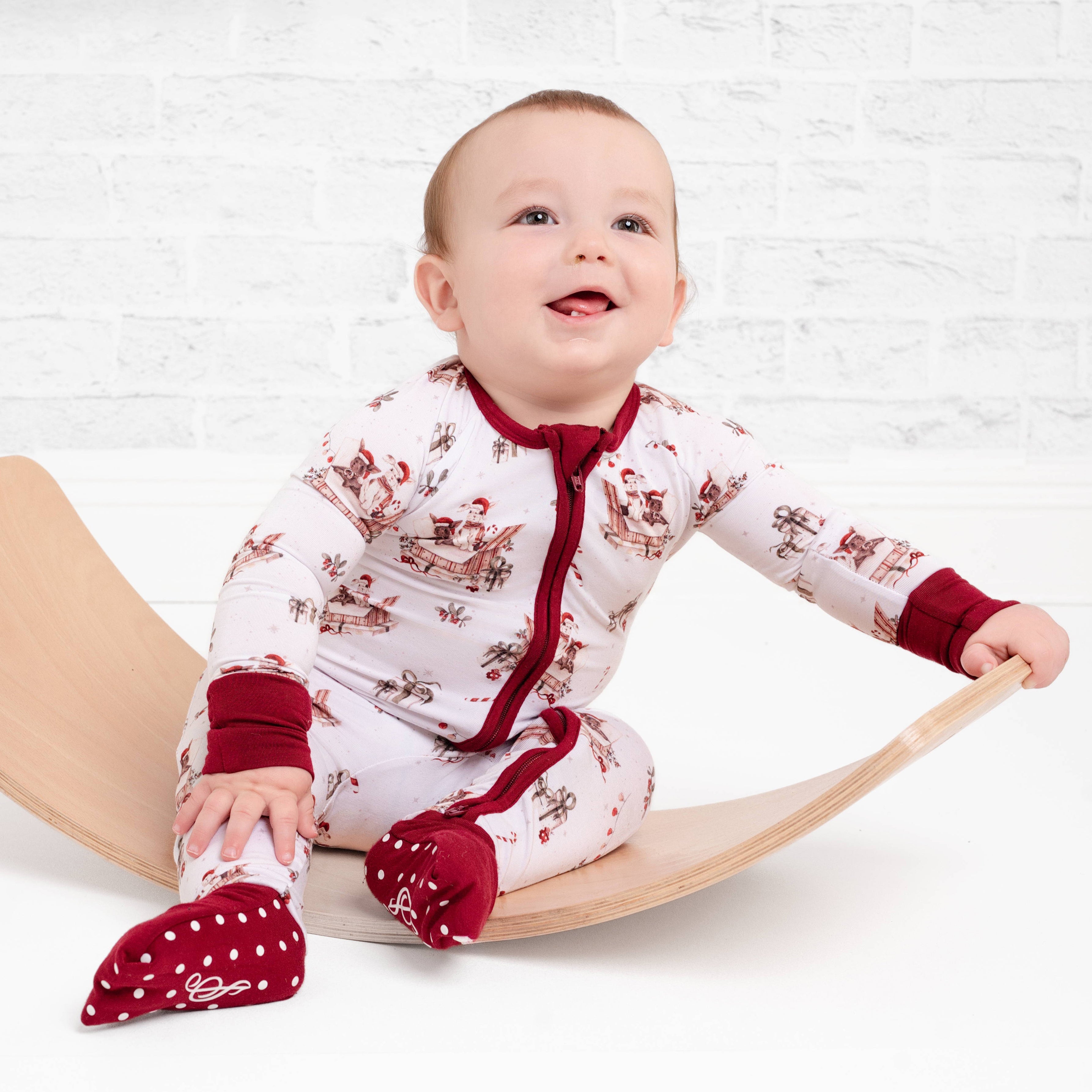 Jingle Bell Hop (rabbit) Romper