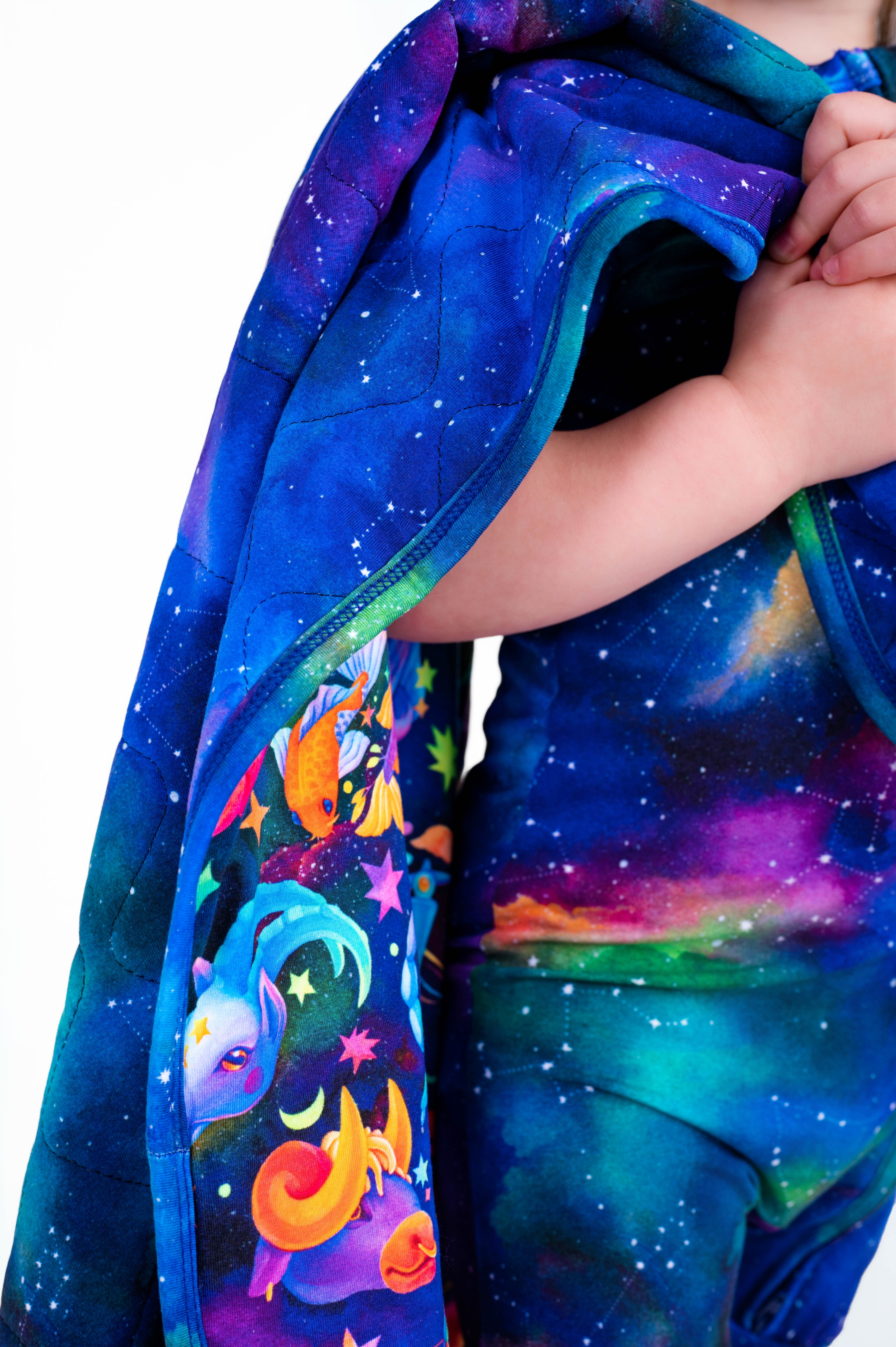 Cosmic Cuddles Zodiac Mini Quilted Blanket