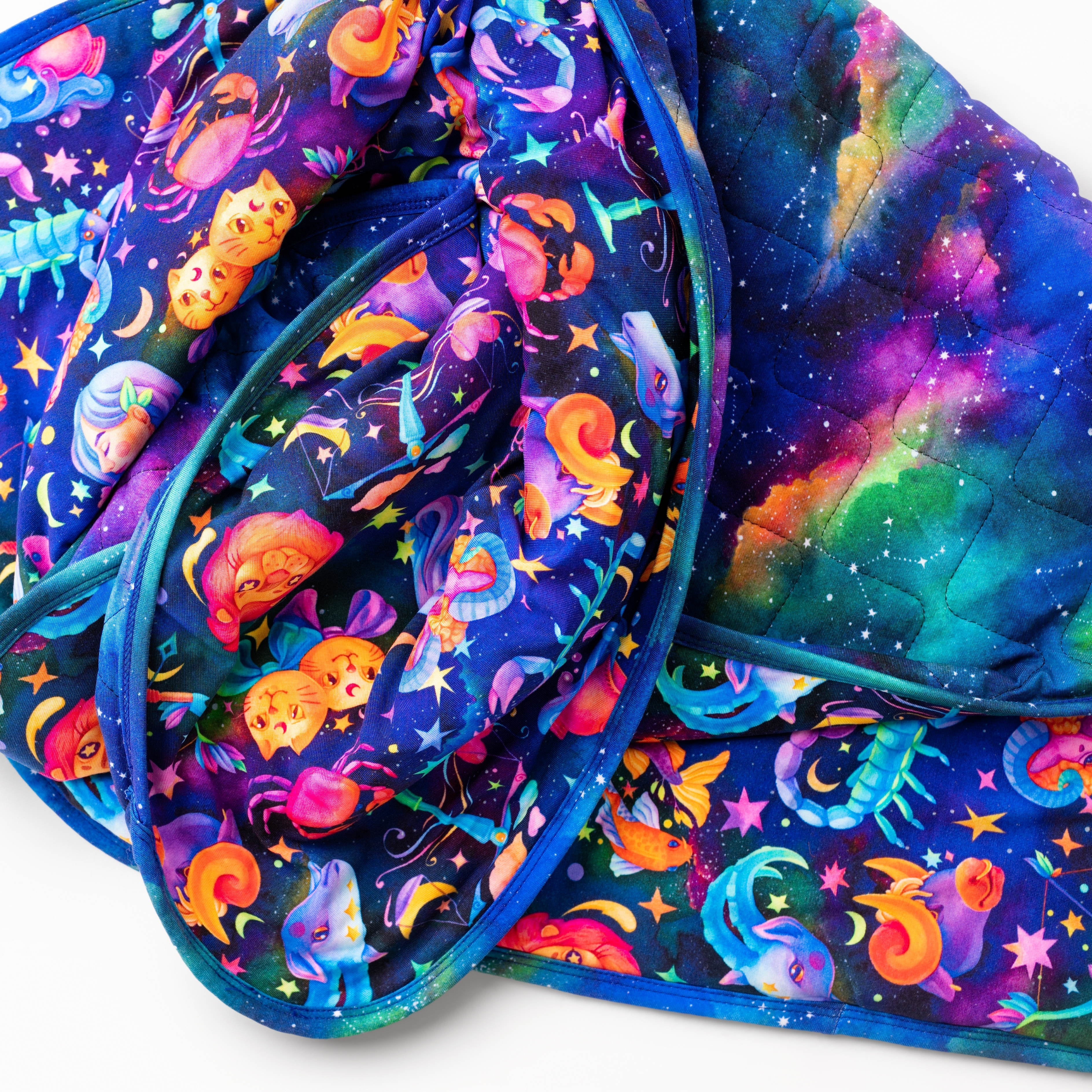 Cosmic Cuddles Zodiac Mini Quilted Blanket