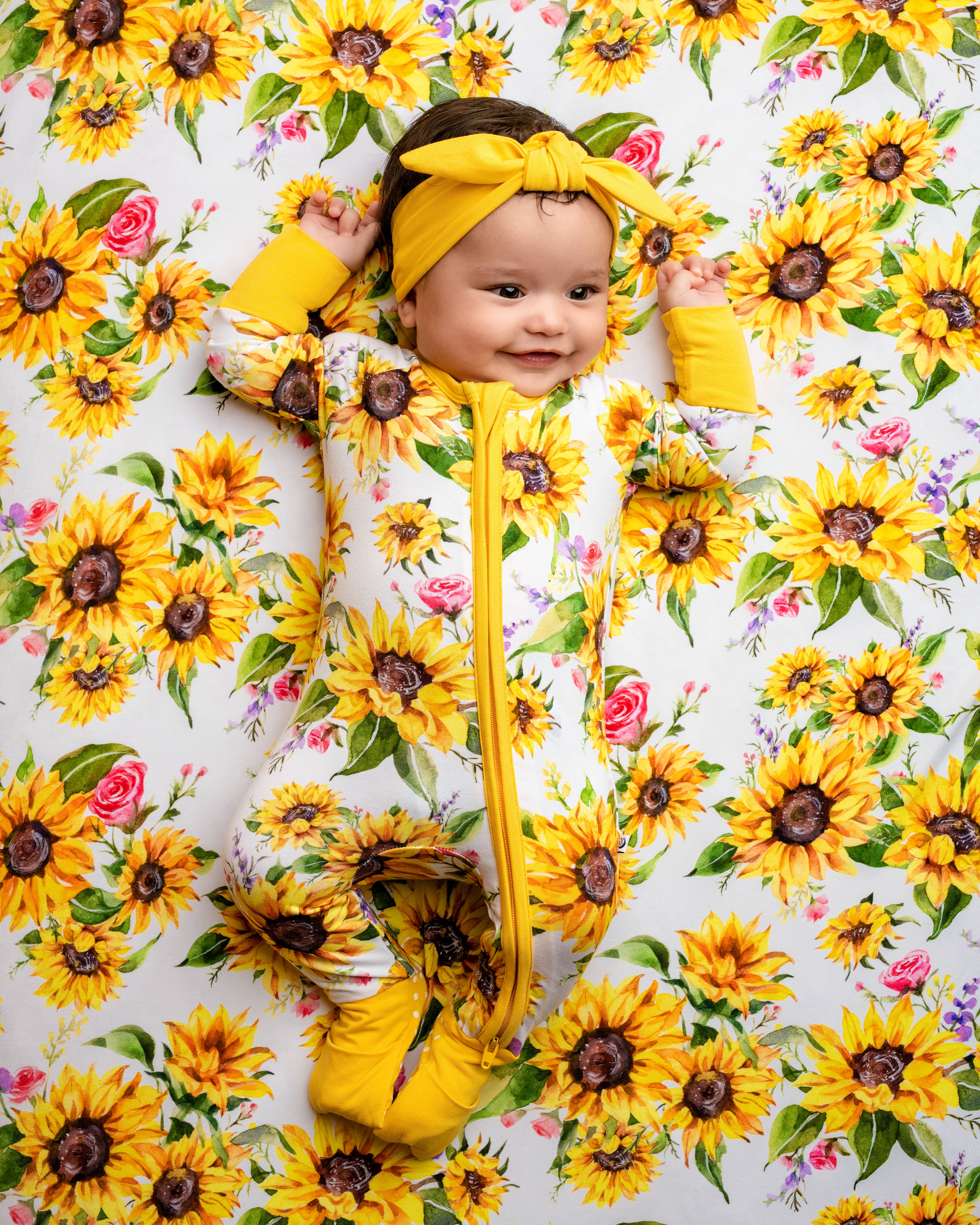 Suns And Roses (sunflowers) Romper