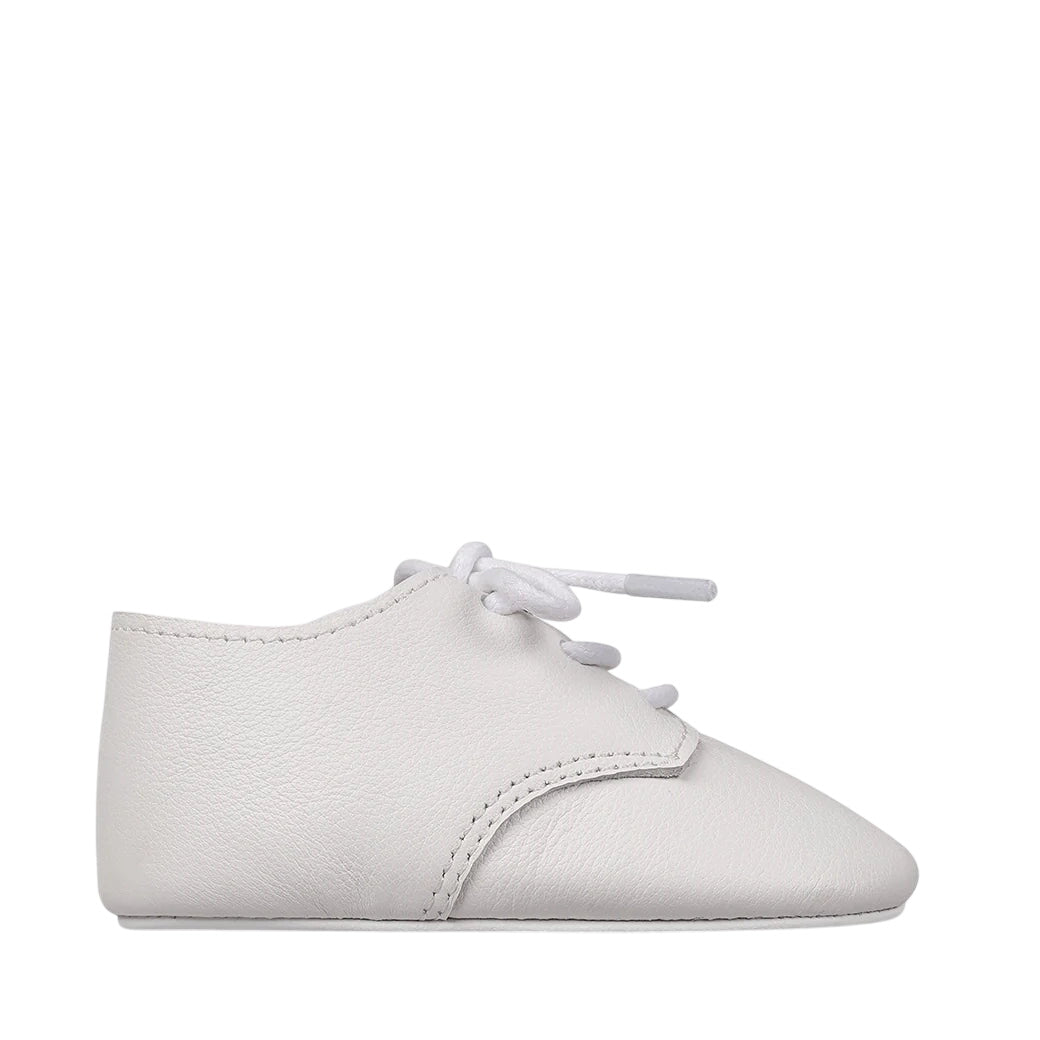 August Girls Crib Lace-up Shoe