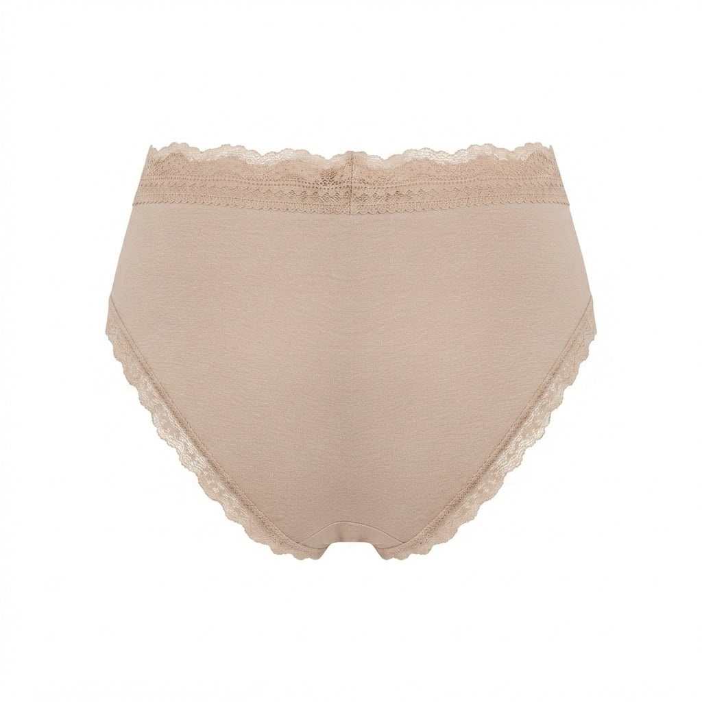 Organic Lace Mid-rise Brief