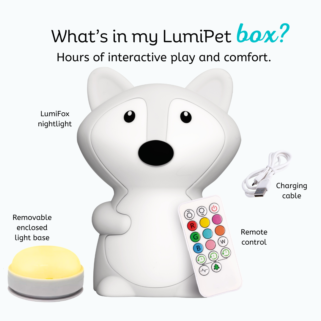 Lumipets® Fiona The Fox- Children's Touch Night Light