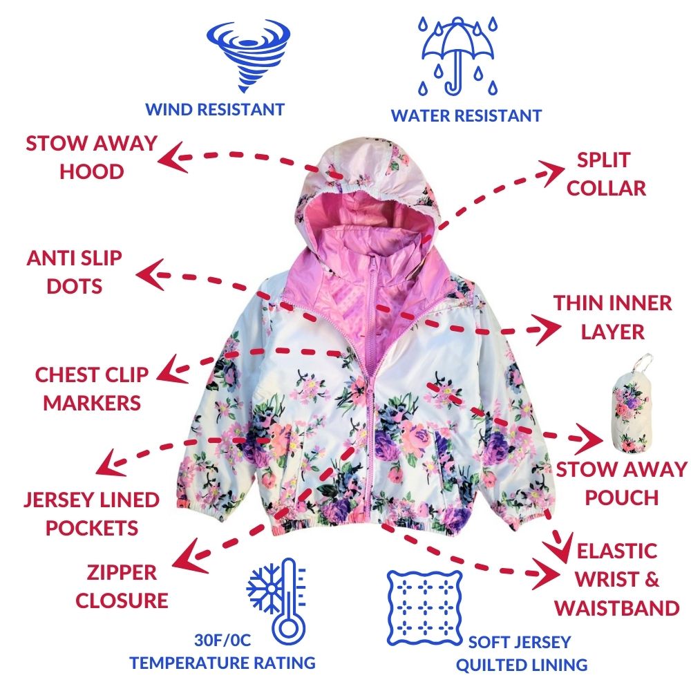 Car Seat Coat | The Road Coat Transition - Floral Print