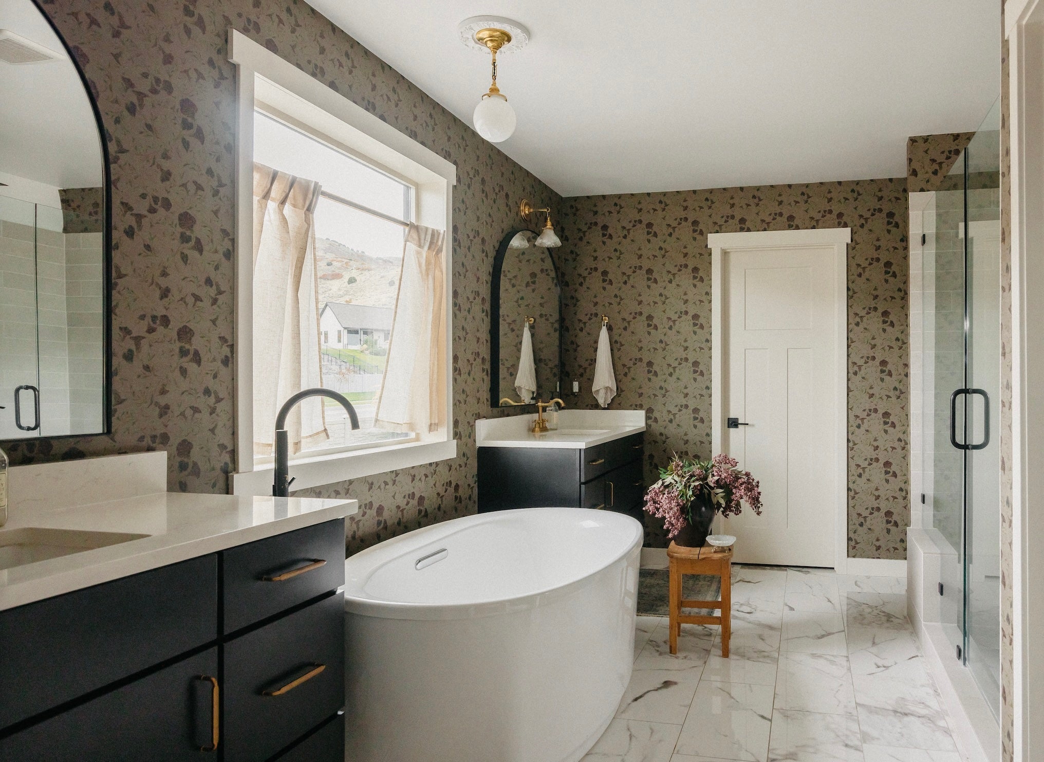 Hawthorne Bloom Wallpaper By Safari Natalia X Taddy Mikelaites