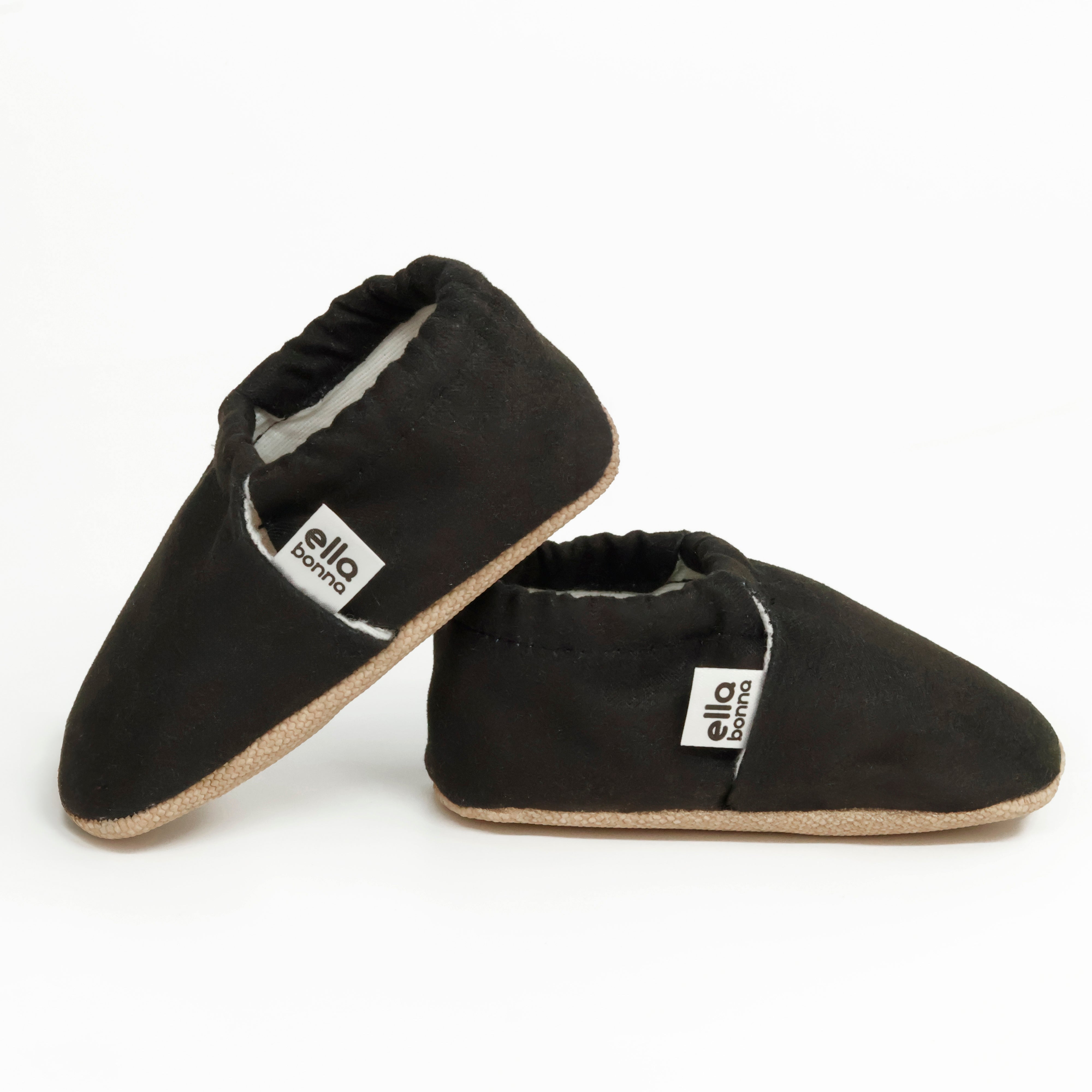 Moccasins, Slippers, Black
