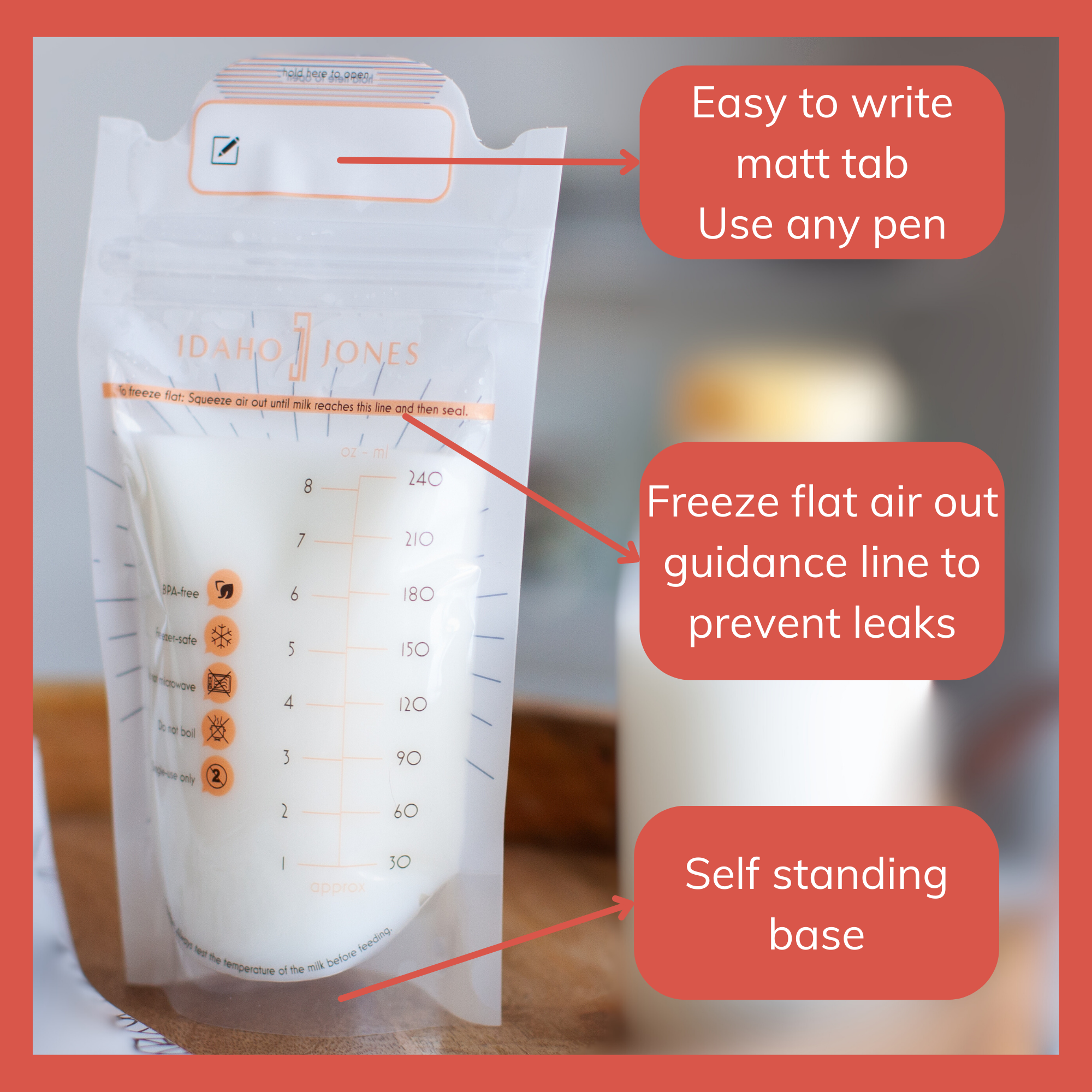 Milk Storage Bags - Breast Milk Pouches