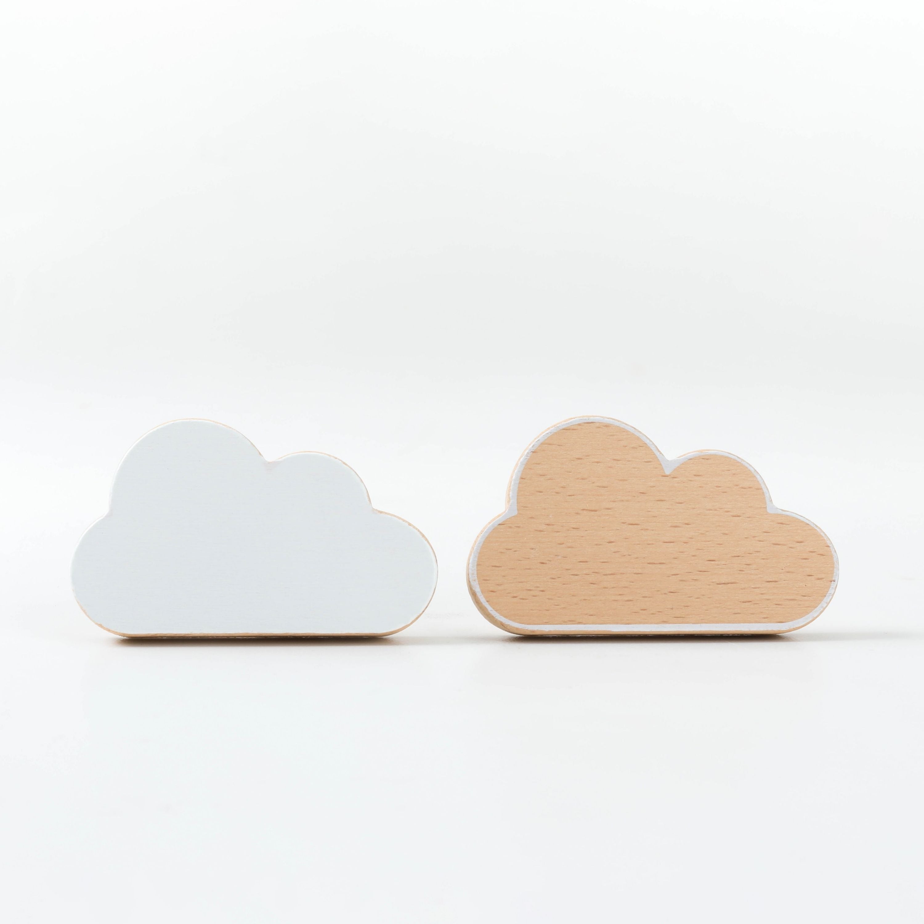 Wonderbee™ Natural Pine Cloud Decorative Painted Wall Hook