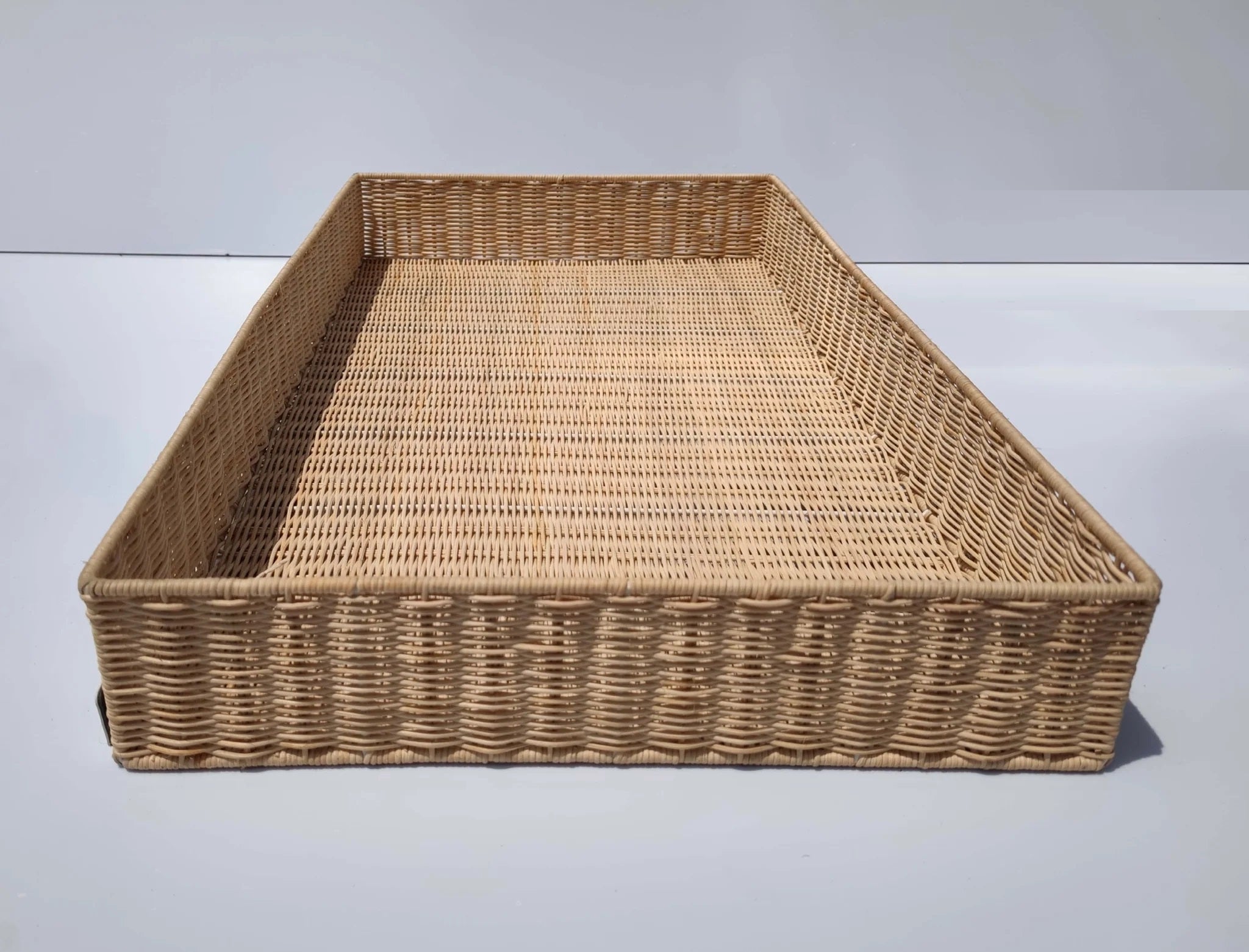 Lellobaby™ X Hampton Baby-  Rattan Wicker Changing Tray Premier