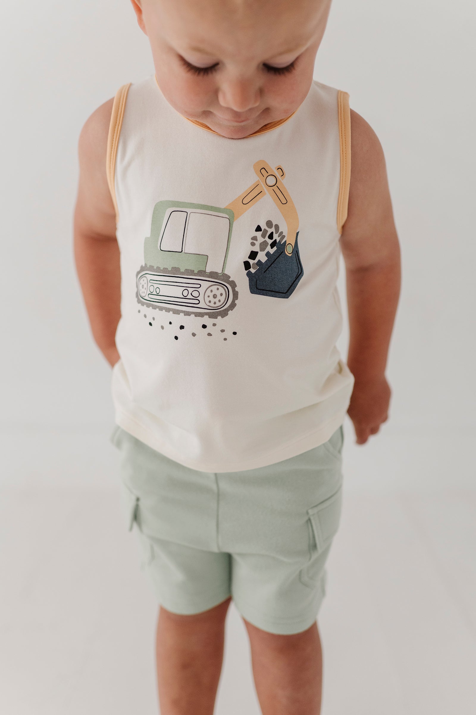 Boys Tank Top In Let's Dig