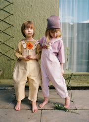 The Oversized Denim Dungaree Kids | Mineral Dyed