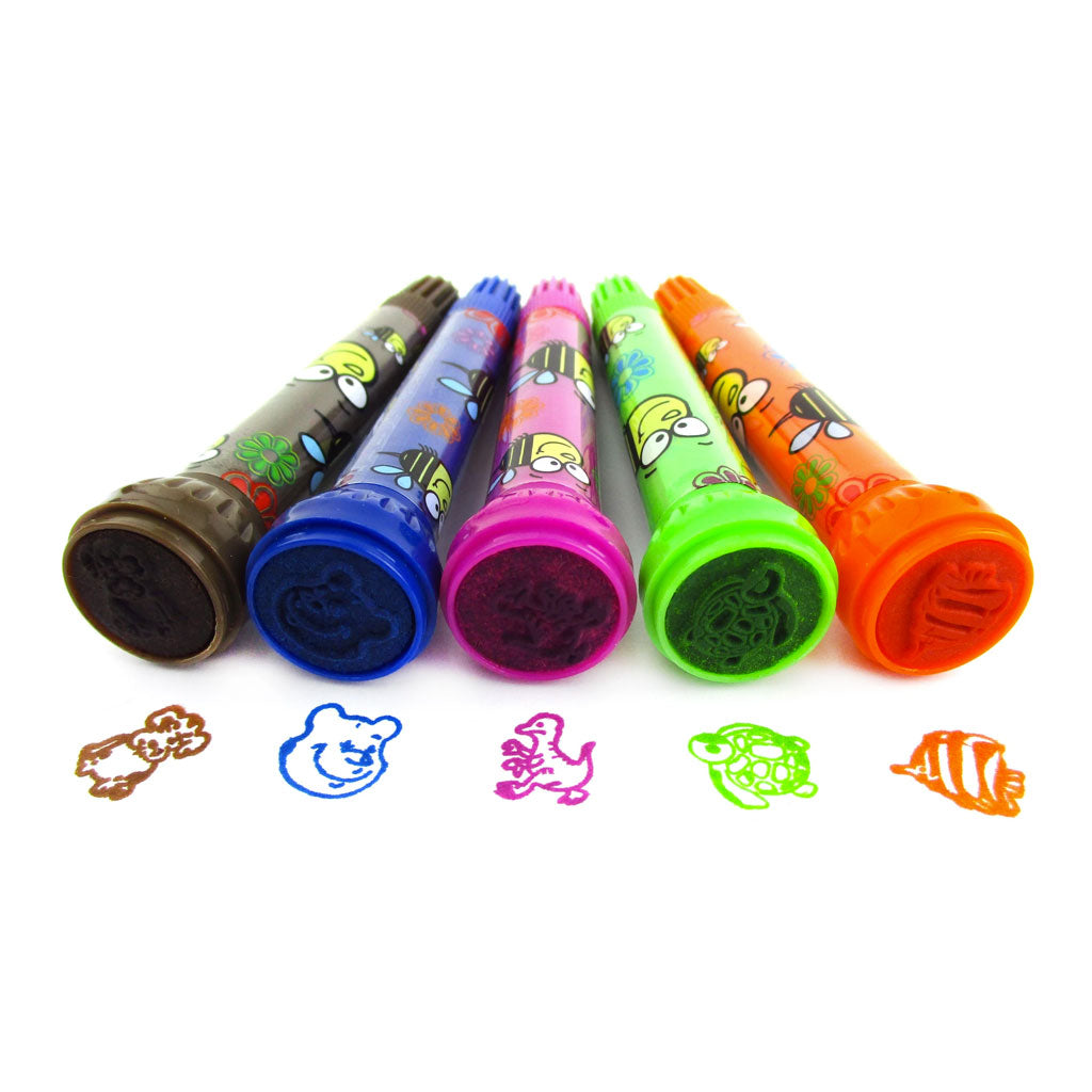 5 Pcs Assorted Stamper Marker Set
