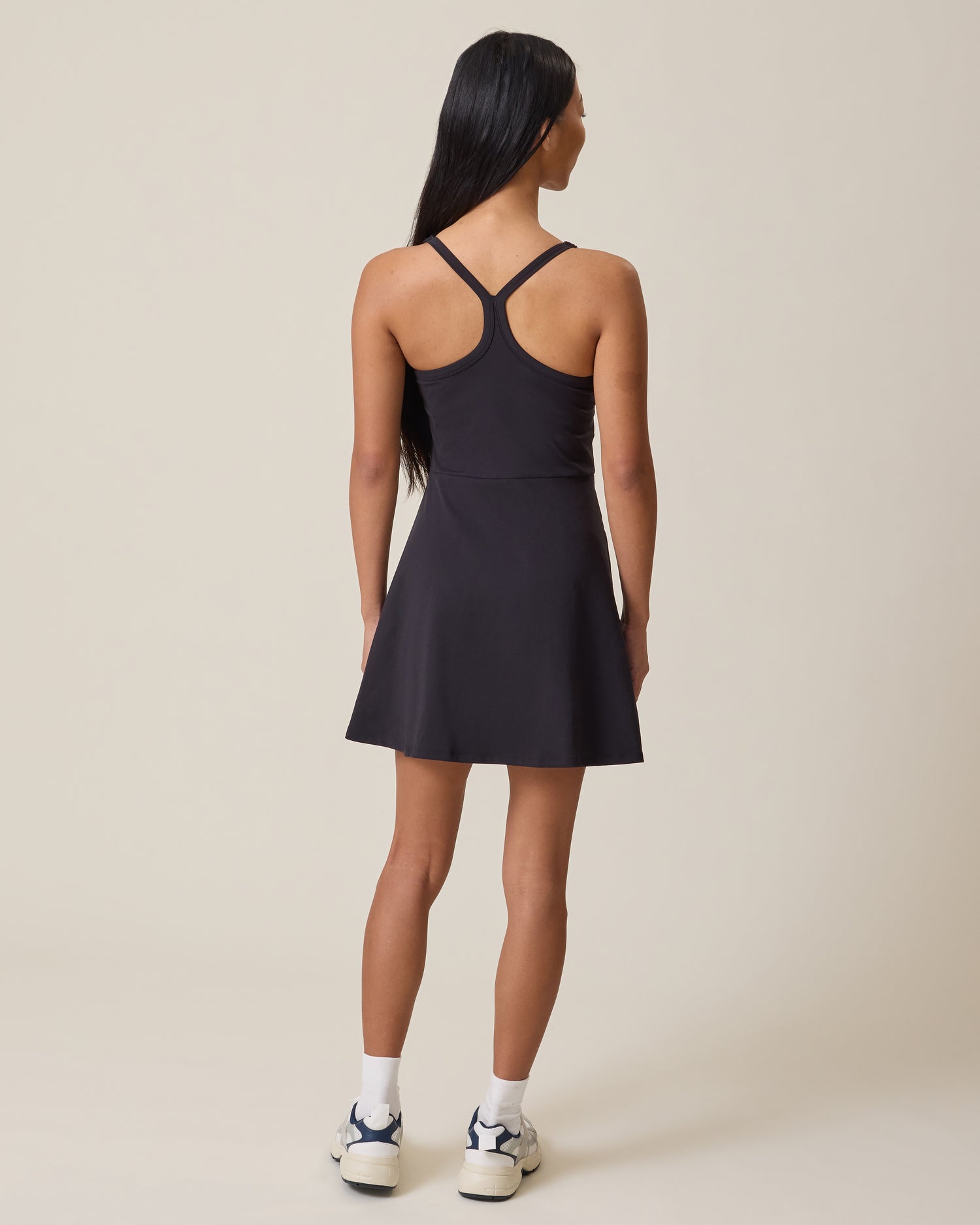 Stevie Active Racerback Nursing Dress | Black