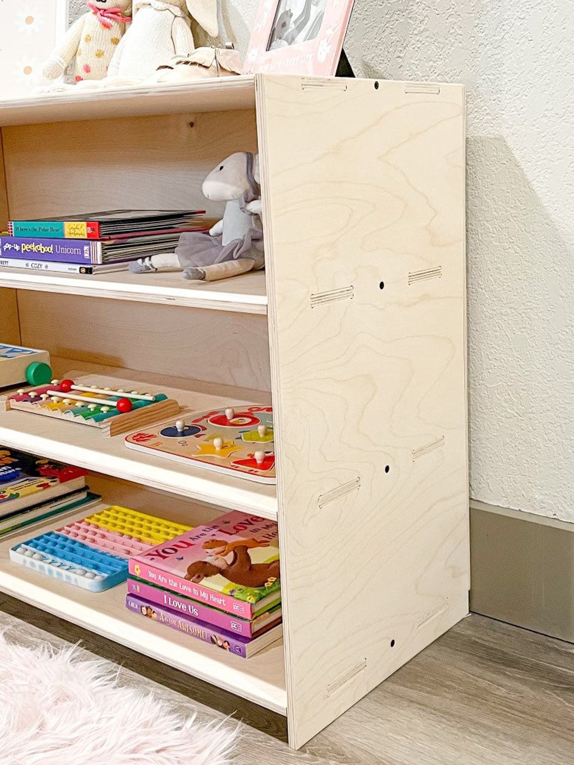 Violet-  Toy Shelf