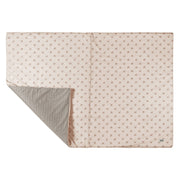 Rainbow Stamp In Cream Organic Cotton Mat