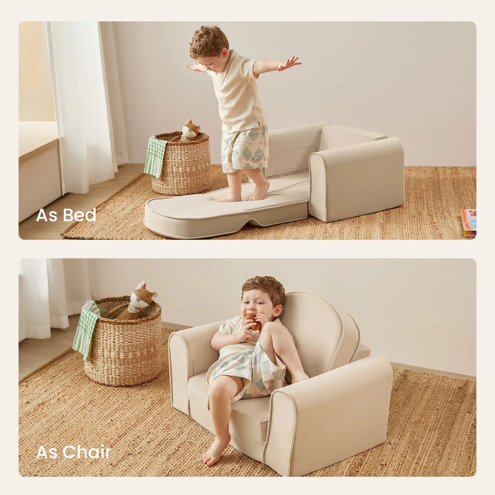 Tiny Land® Gentlesnug Kid Chair - Sage