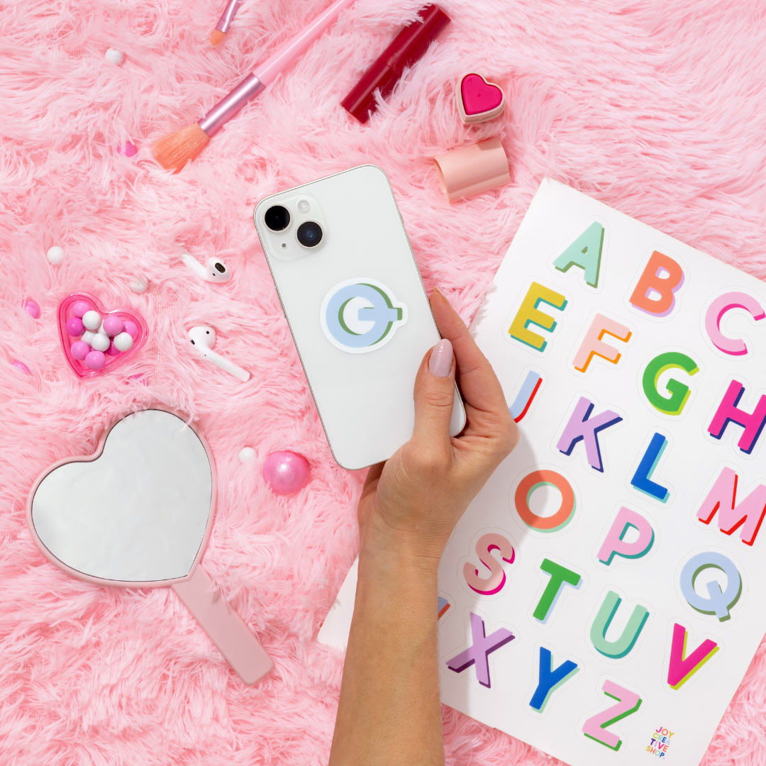 Brights Vinyl Alphabet Stickers - A Thru Z
