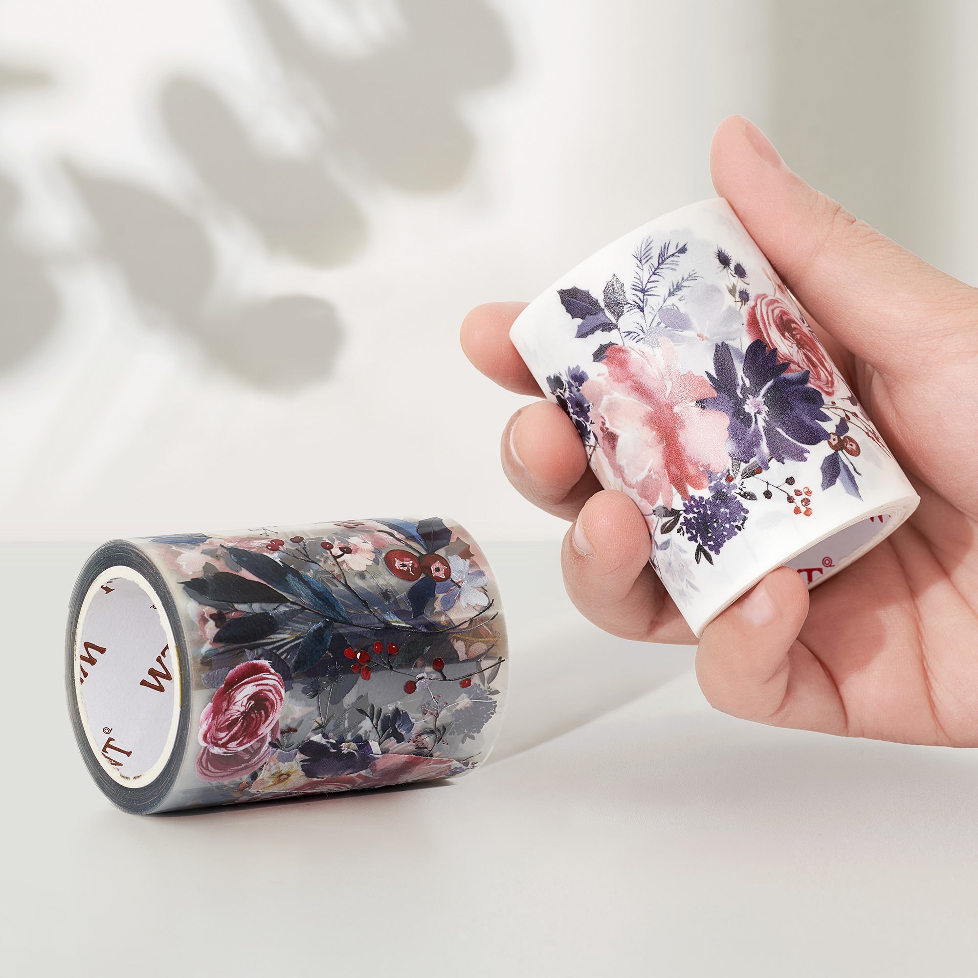 Frosty Rose Wide Washi / PET Tape by The Washi Tape Shop