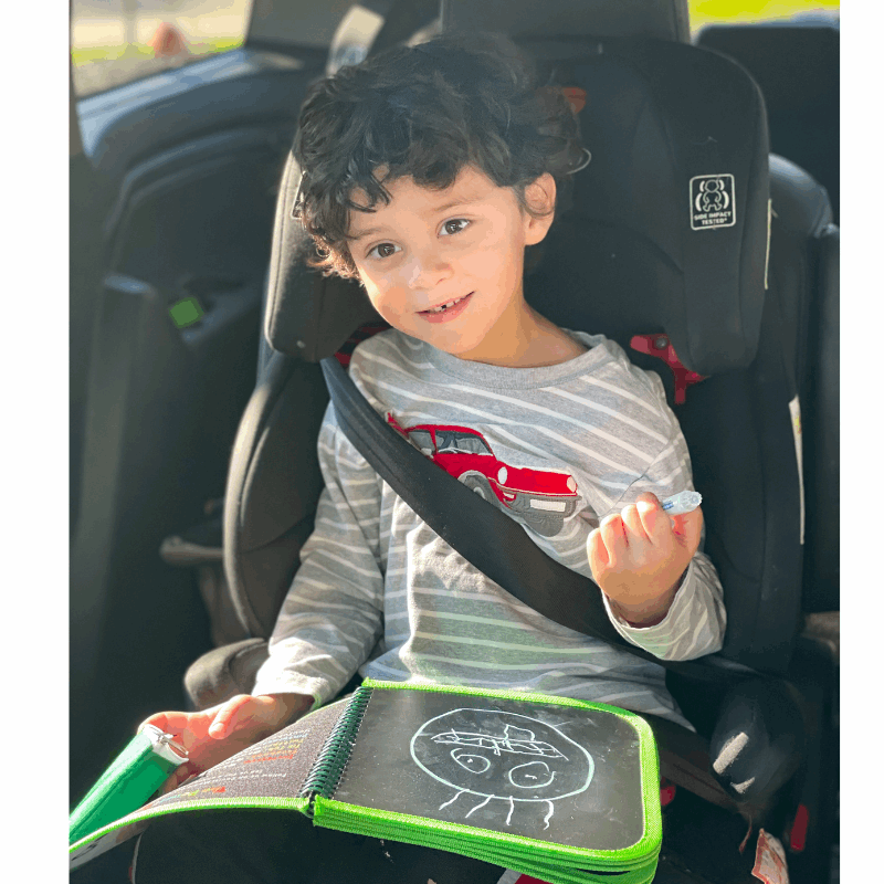 Daily Doodler Reusable Activity Book- Travel Cover, Includes 4 Wonder Stix