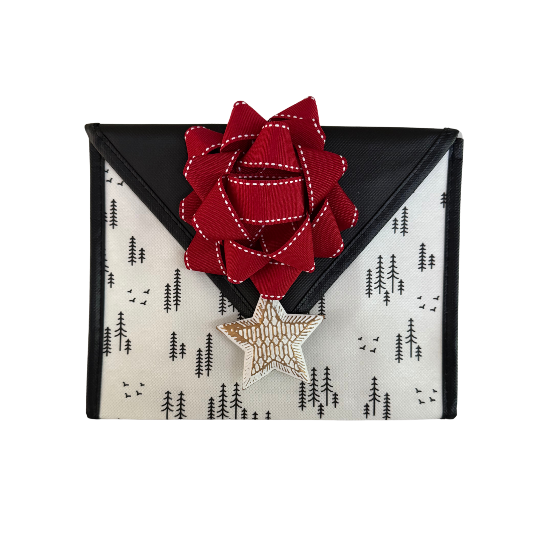 Charm: Star (reusable Gift Wrap Bags – Sustainable, Foldable, Eco-friendly)